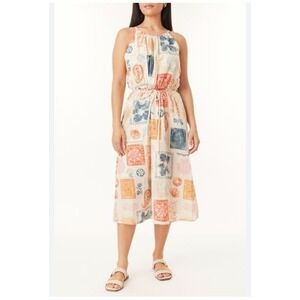 NWT C&C California Women Sundress Summer beach vacation Dress Size L boho